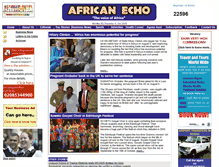 Tablet Screenshot of africanecho.co.uk